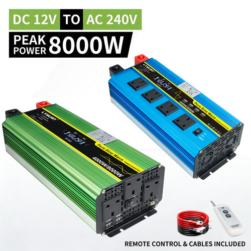 4000w 8000w peak pure - pure, sine