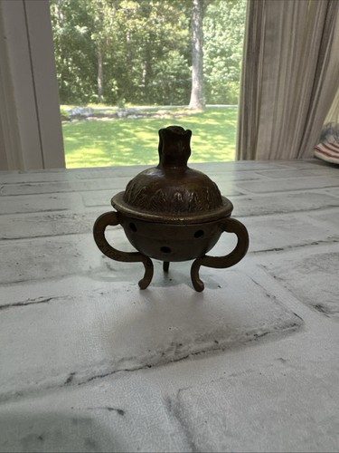 Antique vintage brass censer - antique,