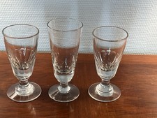 Beautiful Set Of 3 Glasses Antique Bistro CM / Absinthe Glass / Antique Glass