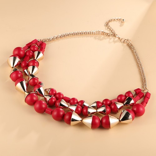 Red gold color multilayered - red,