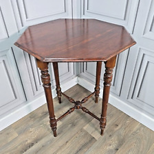 Antique Edwardian Early 20th Century Mahogany Occasional Lamp Side Table Vintage