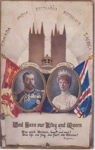 Postcard 1920 king george - -,