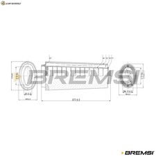 AIR FILTER FA0124 FOR LAND