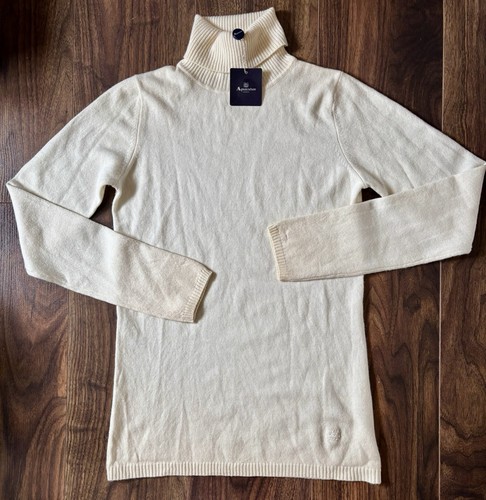 Aquascutum cream roll top neck - roll,