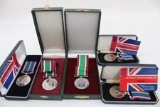 Boxed Medals National Service & Women's Voluntary Service 