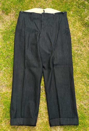 Vintage black morning - black, stripe