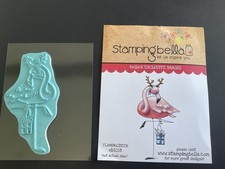 Stampin Bella - Flamingo deer Cling Rubber Stamp