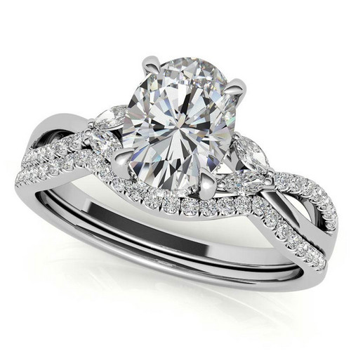 Leafy engagement ring - engagement,