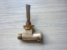 Ewarts brass fuel tap , from villiers stationary engine