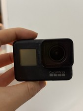 Go Pro Hero Black 7 with Battery, Silicon Case, Cables, Works Perfectly