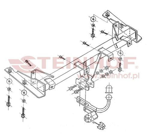 Steinhof towbar for - towbar, volkswagen