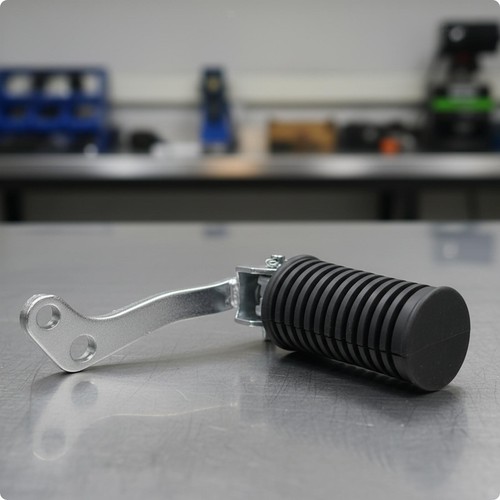 Foot peg bracket with - peg,