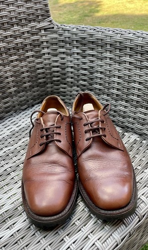 Loake brown leather size uk - 9,