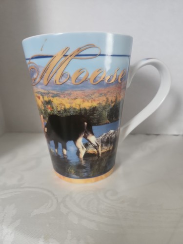 Moose maine scene coffee - coffee, mug