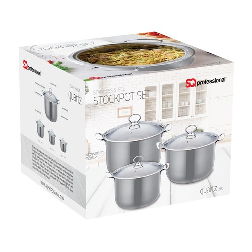 Stainless steel stockpot - steel,
