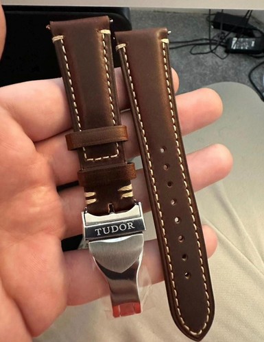 22mm tudor brown - brown, strap