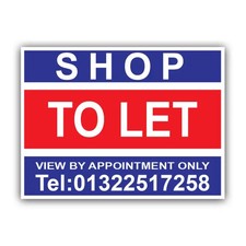 Shop To Let Personalised