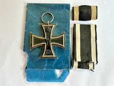 Medal German WW1 Iron Cross 2nd Class in packet + ribbon bar - Sy & Wagner maker