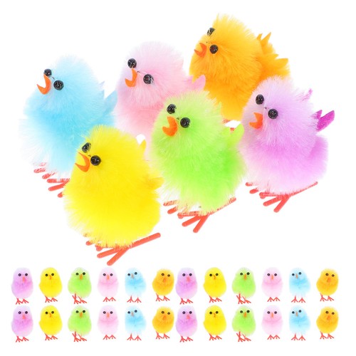 36pcs mini chicken ornaments - 36pcs,