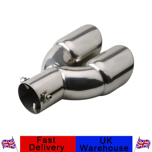 1pcs dual twin exhaust tip - 1pcs,