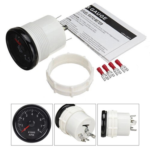 Rev counter 08000 - rpm, 12v