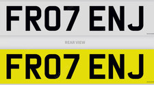 PRIVATE CHERISHED PLATE   FROZEN FR07ENJ IDEAL FREEZER VAN FRIDGE