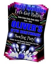 TEN PIN BOWLING Birthday Party