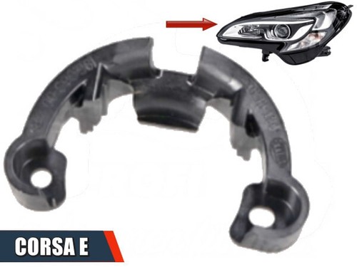 Headlight bulb retaining clip