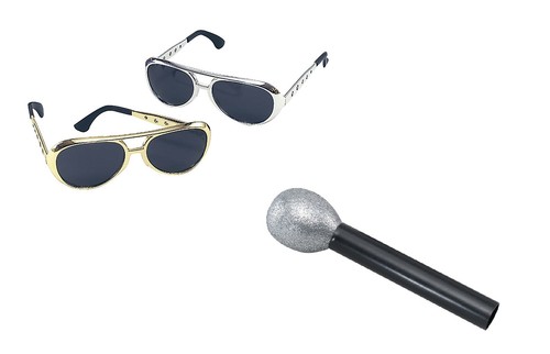Rock star silver gold - star,