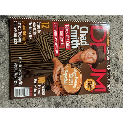 Drum magazine chad smith - drum, red