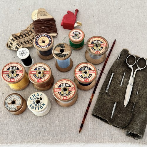 Vintage sewing haberdashery - vintage,