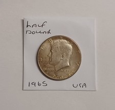 United States 1965 Silver JFK ½ Dollar Coin