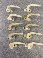 GREY WINDOW LEVER CATCH LOCK CATCHES CARAVAN MOTORHOME X 10