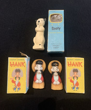 Sooty & 2 x Hank The Cowboy Francis Coudrill Toilet Soap - Rare - Vintage -Boxed