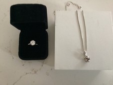 Sterling silver ring & pendant