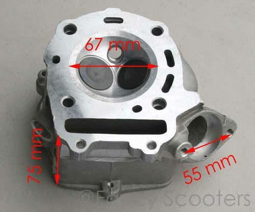 Complete cylinder head - complete,