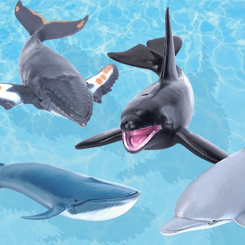 Pvc whale figurines marine - figurines,