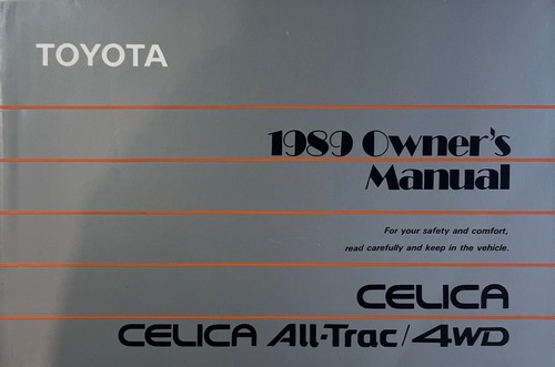 1989 toyota celica all trac - celica, all-trac