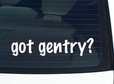 got gentry? FUNNY VINYL CAR