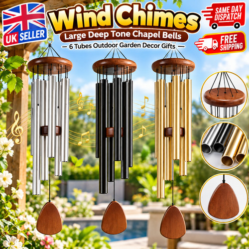 Wind chimes large deep tone - chimes,