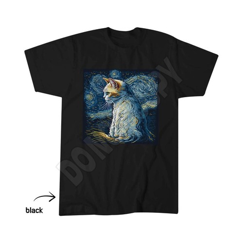 Van gogh cat - van, starry