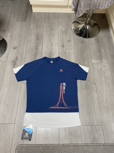 Salomon paris running top navy - paris,