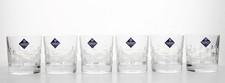 Edinburgh Crystal x 6 Skibo Old Fashioned Glasses / Tumblers - Boxed