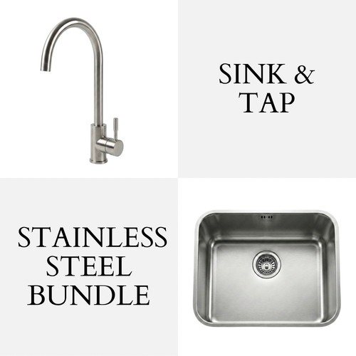 Stainless steel kitchen sink - stainless,