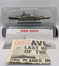 2 x Deagostini Atlas Editions - USS Missouri & HMS Hood Boxed - See Description 