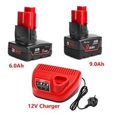 For Milwaukee M12 12V Li-Ion