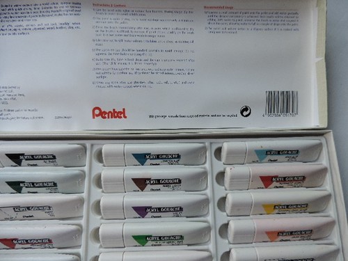 Vintage pentel acryl gouache - vintage,