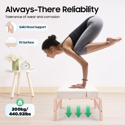 White modern yoga - modern, headstand
