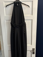 lipsy black halter neck