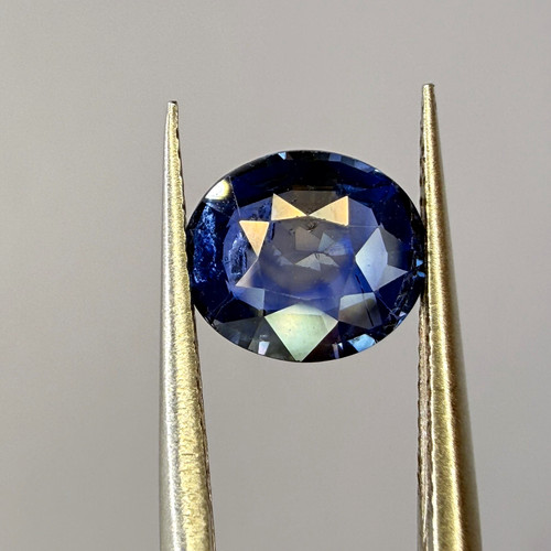 Natural blue sapphire oval - sapphire,